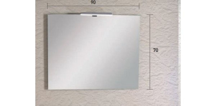 Pro Bagno Elegant 958 - Άνω μέρος C καθρέπτης με απλίκα LED
