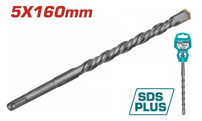 TOTAL ΔΙΑΜΑΝΤΟΤΡΥΠΑΝΟ SDS-PLUS 5 X 160mm (TAC310502)