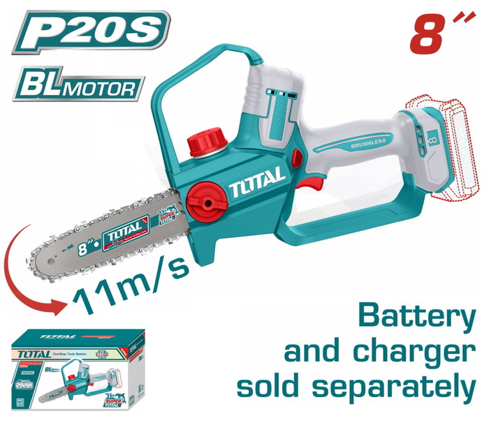 TOTAL ΕΠΑΓΓ. ΑΛΥΣΟΠΡΙΟΝΟ ΚΛΑΔ. ΜΠΑΤ. Li-ion 20V / 8