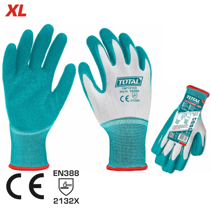 TOTAL ΓΑΝΤΙΑ LATEX ΕΡΓΑΣΙΑΣ ΕΝΙΣΧΥΜΕΝΑ (TSP13103) TOTAL ΓΑΝΤΙΑ LATEX ΕΡΓΑΣΙΑΣ ΕΝΙΣΧΥΜΕΝΑ (TSP13103)
