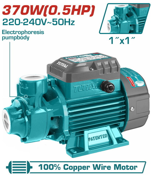 TOTAL ΑΝΤΛΙΑ ΕΠΙΦΑΝΕΙΑΣ ΝΕΡΟΥ ΠΕΡΙΦΕΡΕΙΑΚΗ 370W (TWP13706E)