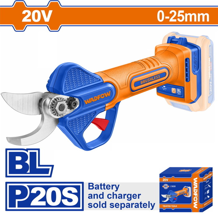 BF WADFOW ΨΑΛΙΔΙ ΚΛΑΔΕΜΑΤΟΣ 25mm ΜΠΑΤ. Li-ion 20V ΧΩΡΙΣ ΜΠΑΤΑΡΙΑ & ΦΟΡΤΙΣΤΗ BL Motor (WJFP525)