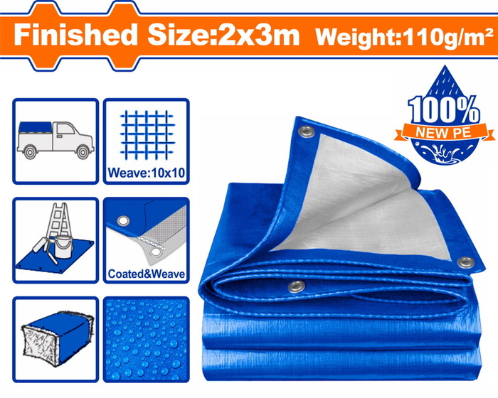 WADFOW ΜΟΥΣΑΜΑΣ ΑΔΙΑΒΡΟΧΟΣ 110gr/m2 2X3m (WTQ1123) WADFOW ΜΟΥΣΑΜΑΣ ΑΔΙΑΒΡΟΧΟΣ 110gr/m2 2X3m (WTQ1123)