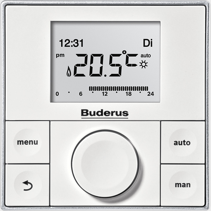 Buderus Logamatic RC 200 Ψηφιακός θερμοστάτης εξωτερικής αντιστάθμισης  