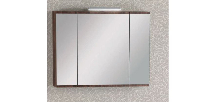 Pro Bagno Elegant 958 - Άνω μέρος A καθρέπτης ντουλάπι με απλίκα LED- ΛΕΥΚΗ ΛΑΚΑ