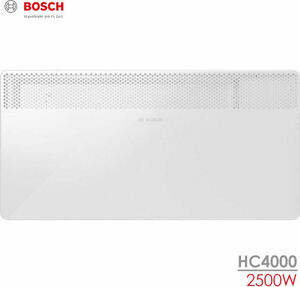 Bosch НС 4000-25 Θερμοπομπός Τοίχου 2500W με Ηλεκτρονικό Θερμοστάτη 90.2x45.1cm