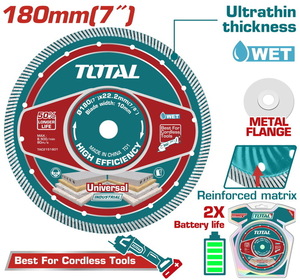 TOTAL ΕΠΑΓΓ. ΔΙΑΜ/ΣΚΟΣ ΥΓΡΑΣ ΚΟΠΗΣ 180 Χ 22.2mm Χ 2.2mm ΛΕΠΤΟΣ (TAC2151801)