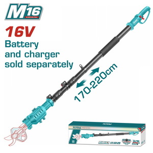 TOTAL ΕΠΑΓΓ. ΠΡΟΕΚΤΑΣΗ ΜΠΑΤ. Li-ion 16V ΓΙΑ ΨΑΛΙΔΙ ΚΛΑΔΕΜΑΤΟΣ TSSLI162582E (TERLI1658)