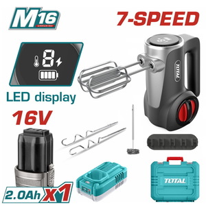 TOTAL ΜΙΞΕΡ ΜΠΑΤ.  Li-ion 16V / 2Ah / 1 ΜΠΑΤ (TMK023K)