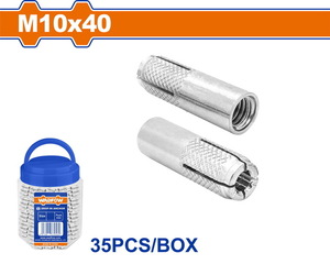 WADFOW ΒΙΣΜΑΤΑ ΜΕΤΑΛΛΙΚΑ ΓΑΛΒ. ΝΤΙΖΑΣ ΕΣΩΤΕΡΙΚΟ ΣΠΕΙΡΩΜΑ 10 Χ 40 35ΤΕΜ ΣΕ ΠΛΑΣΤ. ΒΑΖΑΚΙ (WDQ3T10)