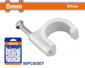WADFOW ΡΟΚΑ ΣΤΗΡΙΞΗΣ ΚΑΛΩΔΙΩΝ 8mm 80ΤΕΜ (WFQ1K08)