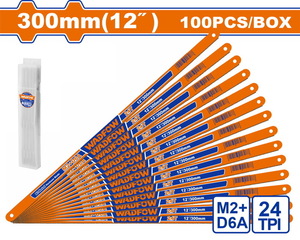 WADFOW ΠΡΙΟΝΟΛΑΜΑ Bi-Metal 300mm / 24T (WHB2H24)