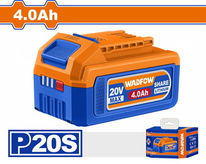 WADFOW ΜΠΑΤΑΡΙΑ Li-ion 20V / 4Ah (WLBP540E)