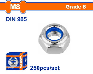 WADFOW ΠΑΞΙΜΑΔΙ ΑΣΦΑΛΕΙΑΣ ΓΑΛΒ. DIN985 8mm 250TEM (WMV6508A)