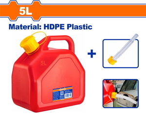 WADFOW ΔΟΧΕΙΟ ΚΑΥΣΙΜΟΥ ΠΛΑΣΤΙΚΟ 5Lit (WQY2305)