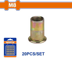 WADFOW ΠΡΙΤΣΙΝΙΑ ΣΙΔΗΡΟΥ ΜΕ ΣΠΕΙΡΩΜΑ 8mm 20ΤΕΜ (WRE1K18)