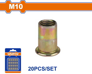 WADFOW ΠΡΙΤΣΙΝΙΑ ΣΙΔΗΡΟΥ ΜΕ ΣΠΕΙΡΩΜΑ 10mm 20ΤΕΜ (WRE1K1A)