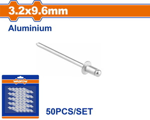 WADFOW ΠΡΙΤΣΙΝΙΑ ΑΛΟΥΜ. 3.2 X 9.6mm 50TEM (WREZK12)