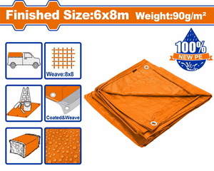 WADFOW ΜΟΥΣΑΜΑΣ ΑΔΙΑΒΡΟΧΟΣ 90gr/m2 6X8m (WTQ0968)