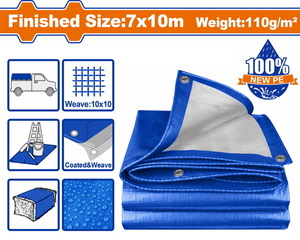 WADFOW ΜΟΥΣΑΜΑΣ ΑΔΙΑΒΡΟΧΟΣ 110gr/m2 7X10m (WTQ1870)