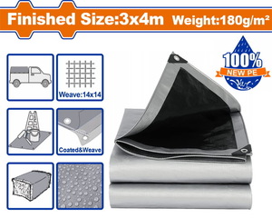 WADFOW ΜΟΥΣΑΜΑΣ ΑΔΙΑΒΡΟΧΟΣ 180gr/m2 3X4m (WTQ8834)