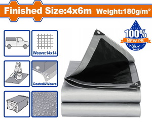WADFOW ΜΟΥΣΑΜΑΣ ΑΔΙΑΒΡΟΧΟΣ 180gr/m2 4X6m (WTQ8846)