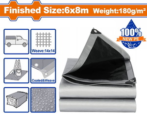 WADFOW ΜΟΥΣΑΜΑΣ ΑΔΙΑΒΡΟΧΟΣ 180gr/m2 6X8m (WTQ8868)