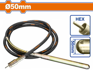 WADFOW ΕΥΚΑΜΠΤΟΣ ΑΞΟΝΑΣ (ΜΑΡΚΟΥΤΣΙ) HEX type Φ - 50mm / 6m (WVRP2A50)