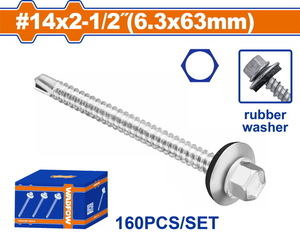 WADFOW ΛΑΜΑΡΙΝΟΒΙΔΑ ΑΥΤΟΔ/ΤΗ ΕΞΑΓΩΝΗ ΜΕ ΡΟΔΕΛΑ 14 Χ 2-1/2" / 6.3 Χ 63mm 160TEM (WXS4516)