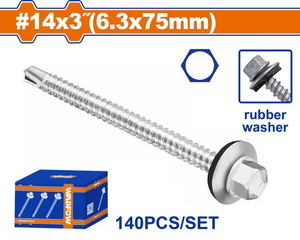 WADFOW ΛΑΜΑΡΙΝΟΒΙΔΑ ΑΥΤΟΔ/ΤΗ ΕΞΑΓΩΝΗ ΜΕ ΡΟΔΕΛΑ 14 Χ 3" / 6.3 Χ 75mm 140TEM (WXS4517)