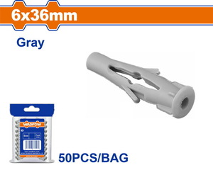 WADFOW ΒΙΣΜΑ ΠΛΑΣΤΙΚΟ PE UNIVERSAL 6Χ36mm 50TEM (WXTE911)