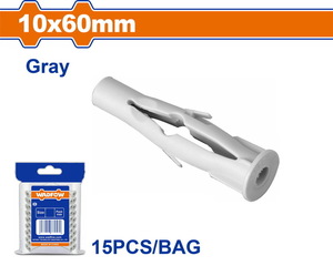 WADFOW ΒΙΣΜΑ ΠΛΑΣΤΙΚΟ PE UNIVERSAL 10Χ60mm 15TEM (WXTE931)