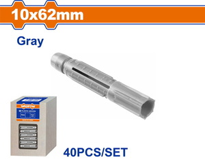 WADFOW ΒΙΣΜΑ ΠΛΑΣΤΙΚΟ PE UNIVERSAL 10X62mm 40TEM (WXTFA61)