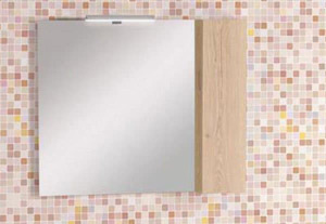 Pro Bagno Elegant 958 - Άνω μέρος B καθρέπτης με ντουλάπι και απλίκα LED- ΛΕΥΚΗ ΛΑΚΑ