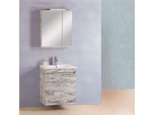 Pro Bagno Elegant 960 - Άνω μέρος A καθρέπτης ντουλάπι με απλίκα LED- ΛΕΥΚΗ ΛΑΚΑ